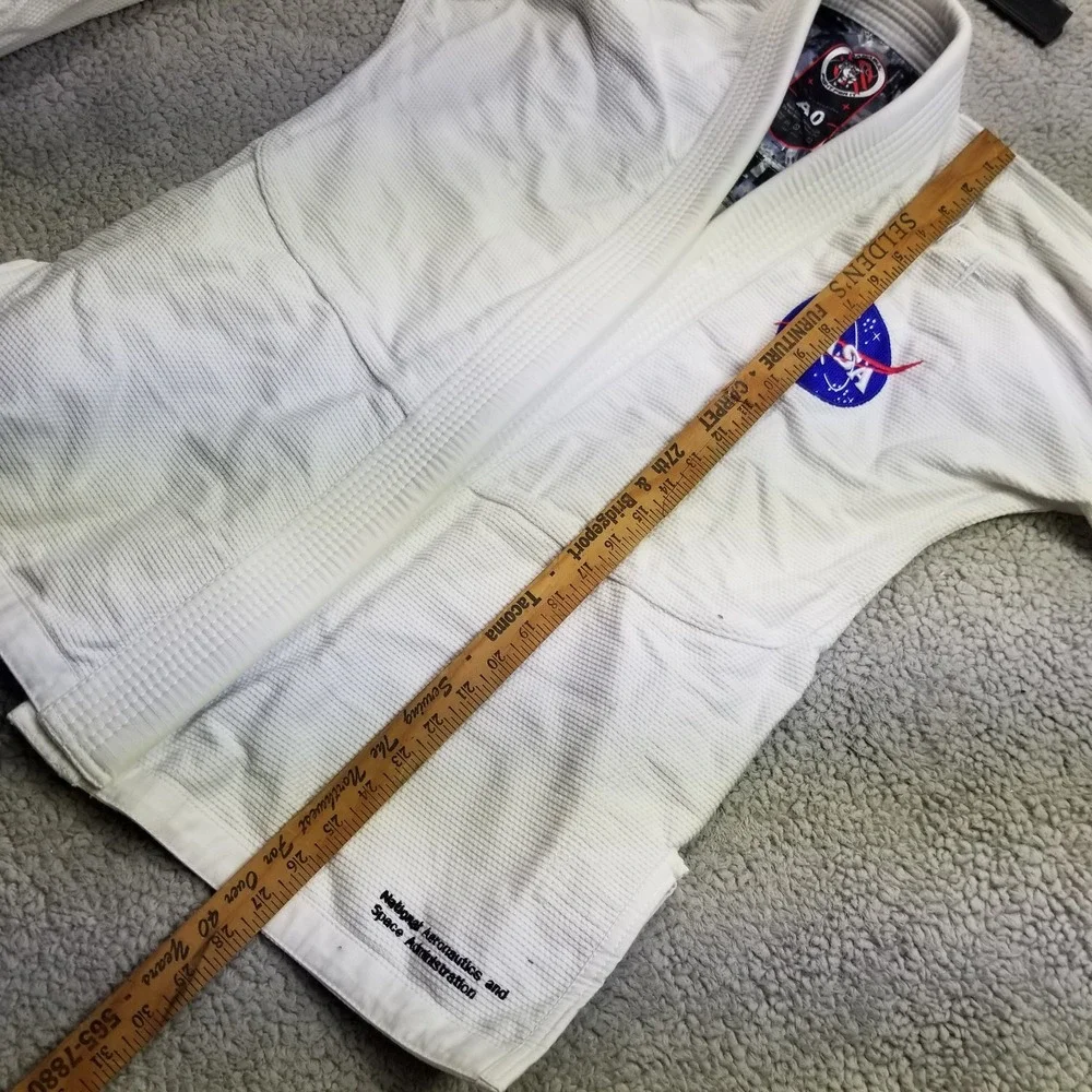Jiu jitsu Gi Sanabul NASA A0 RARE White Space MMA TOP ONLY SEE DESC